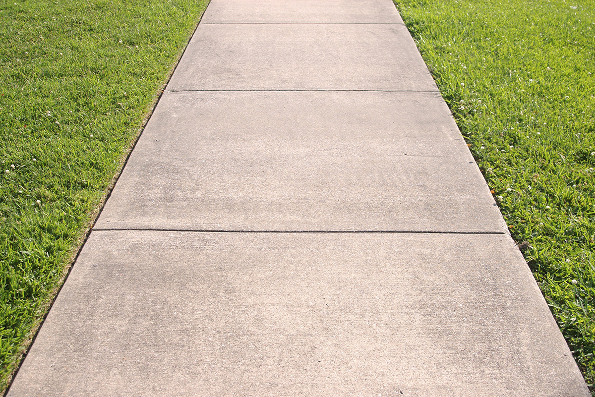 concrete sidewalk leveling